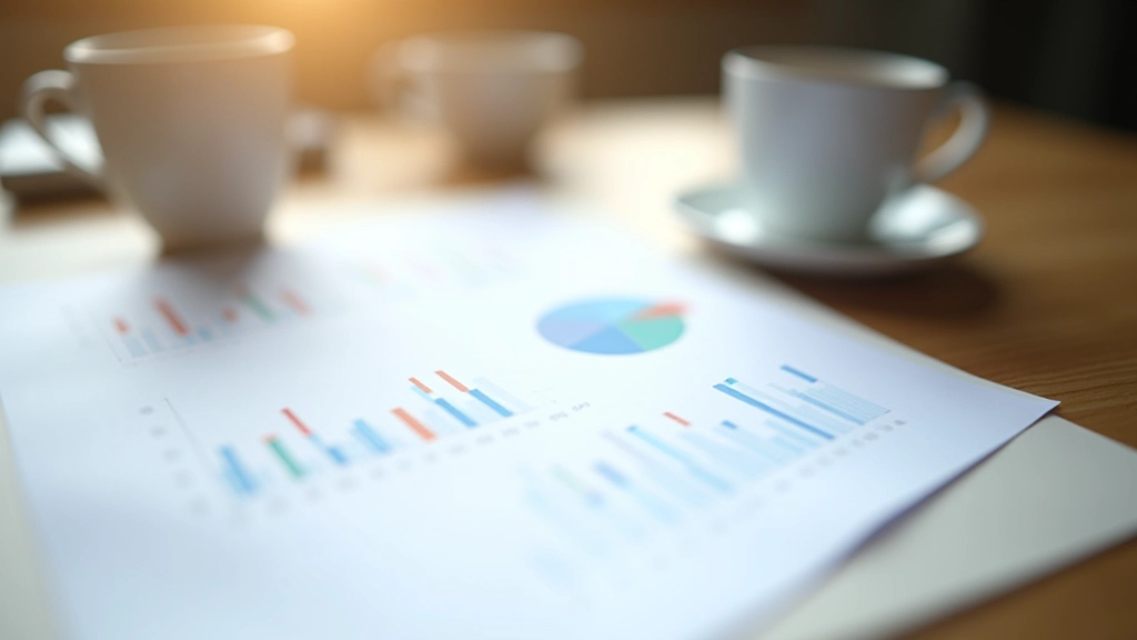 Data visualization showing conversion rate improvements through strategic design optimization and A/B testing results